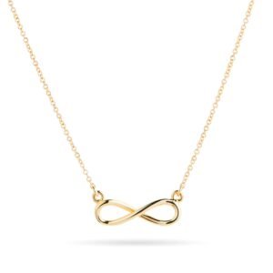 9ct Yellow Gold Infinity Pendant